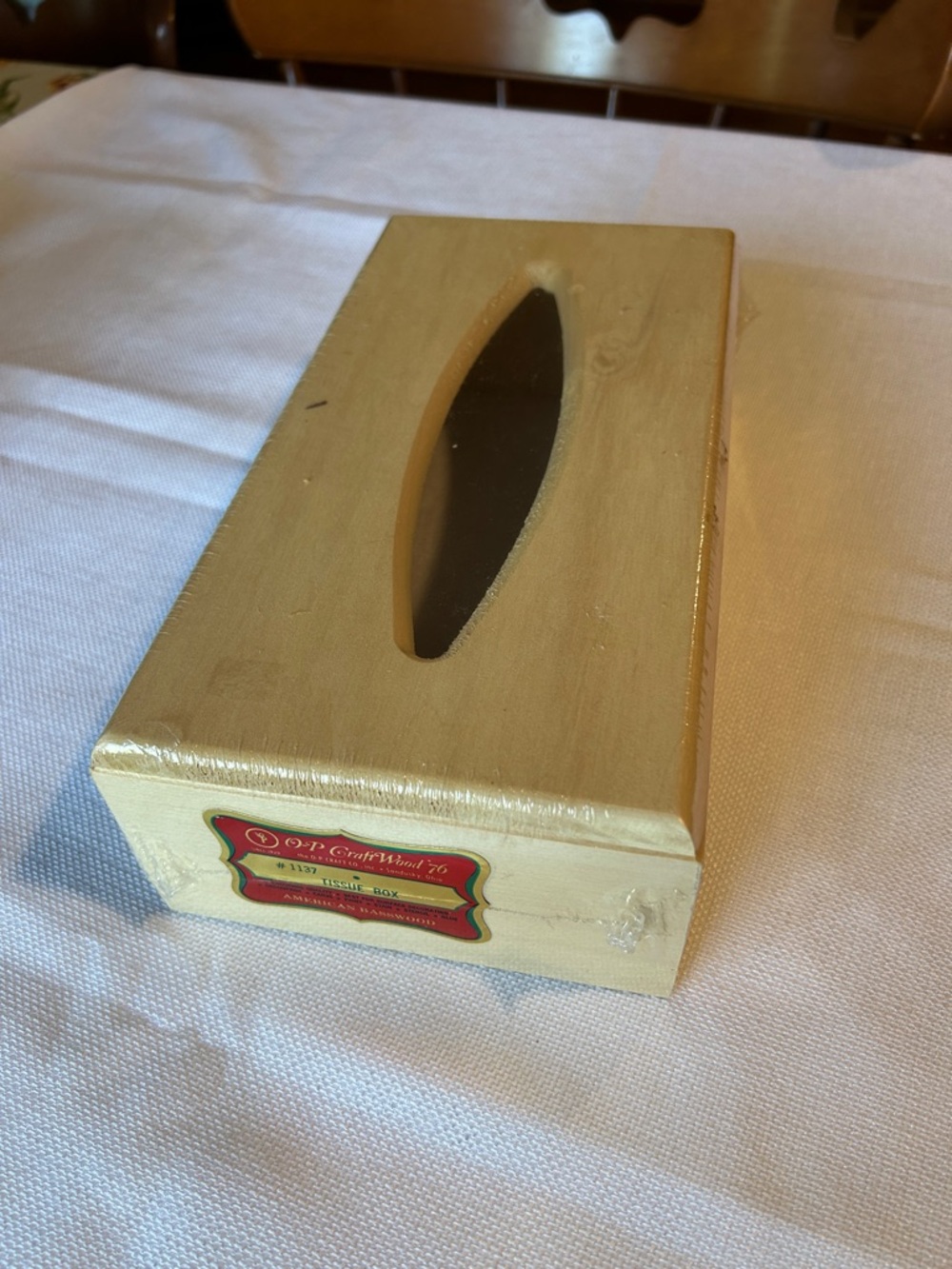 Wooden Decorative Tissue Box Cover
